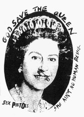 Flyer for 'God save the Queen'